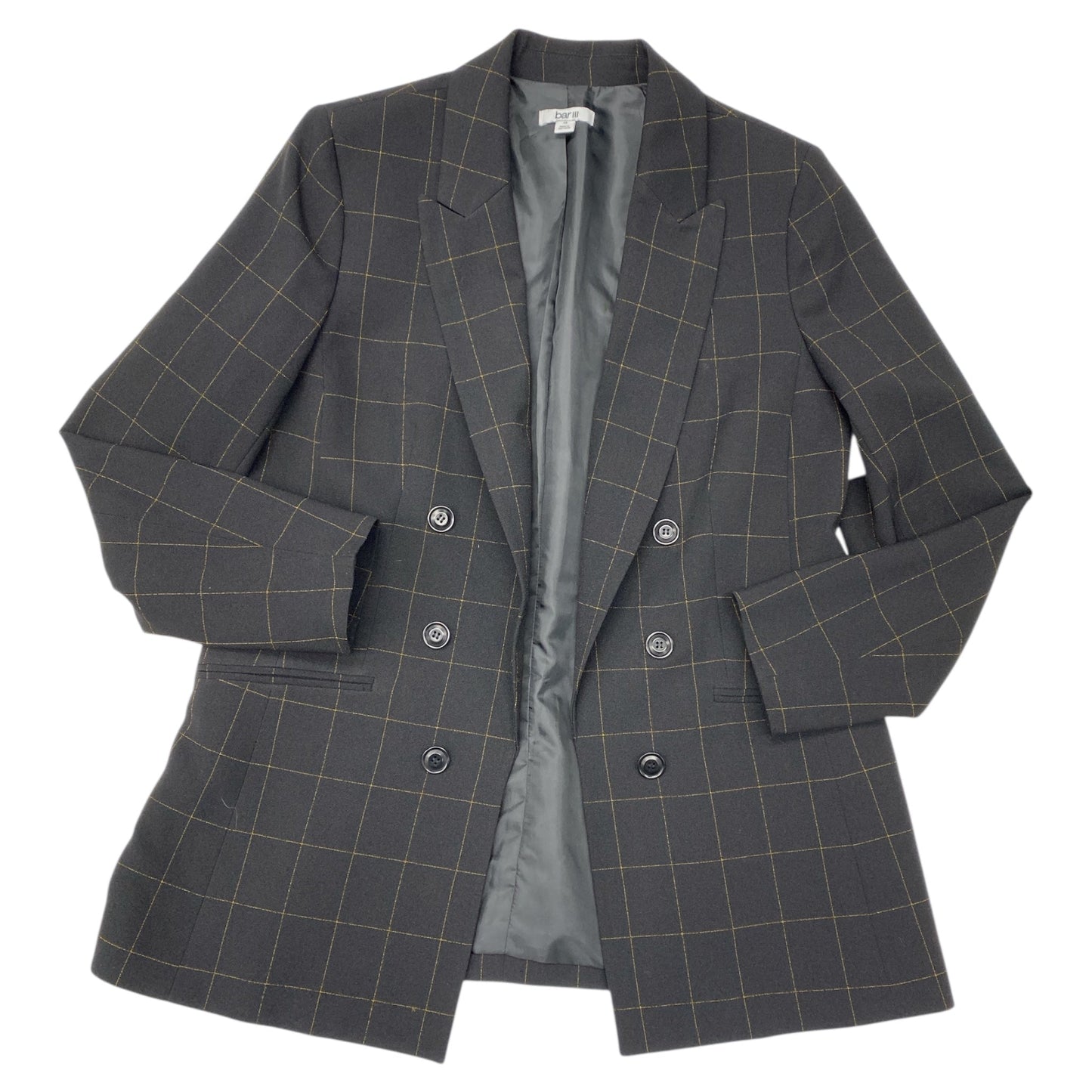 Blazer By Bar Iii In Black & Orange, Size:14