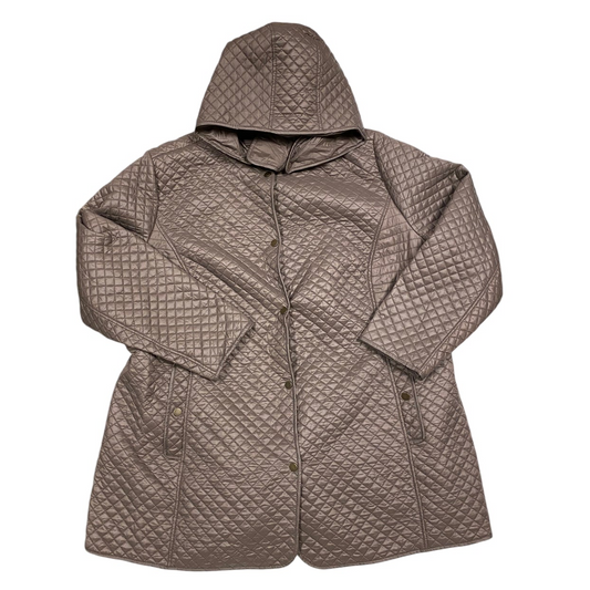 Coat Puffer & Quilted By St Johns Bay In Brown, Size: 3x