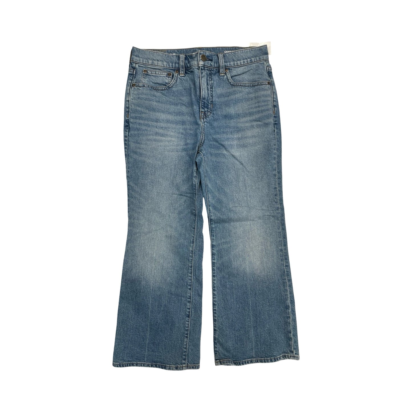 Jeans Cropped By J. Crew In Blue Denim, Size:4P