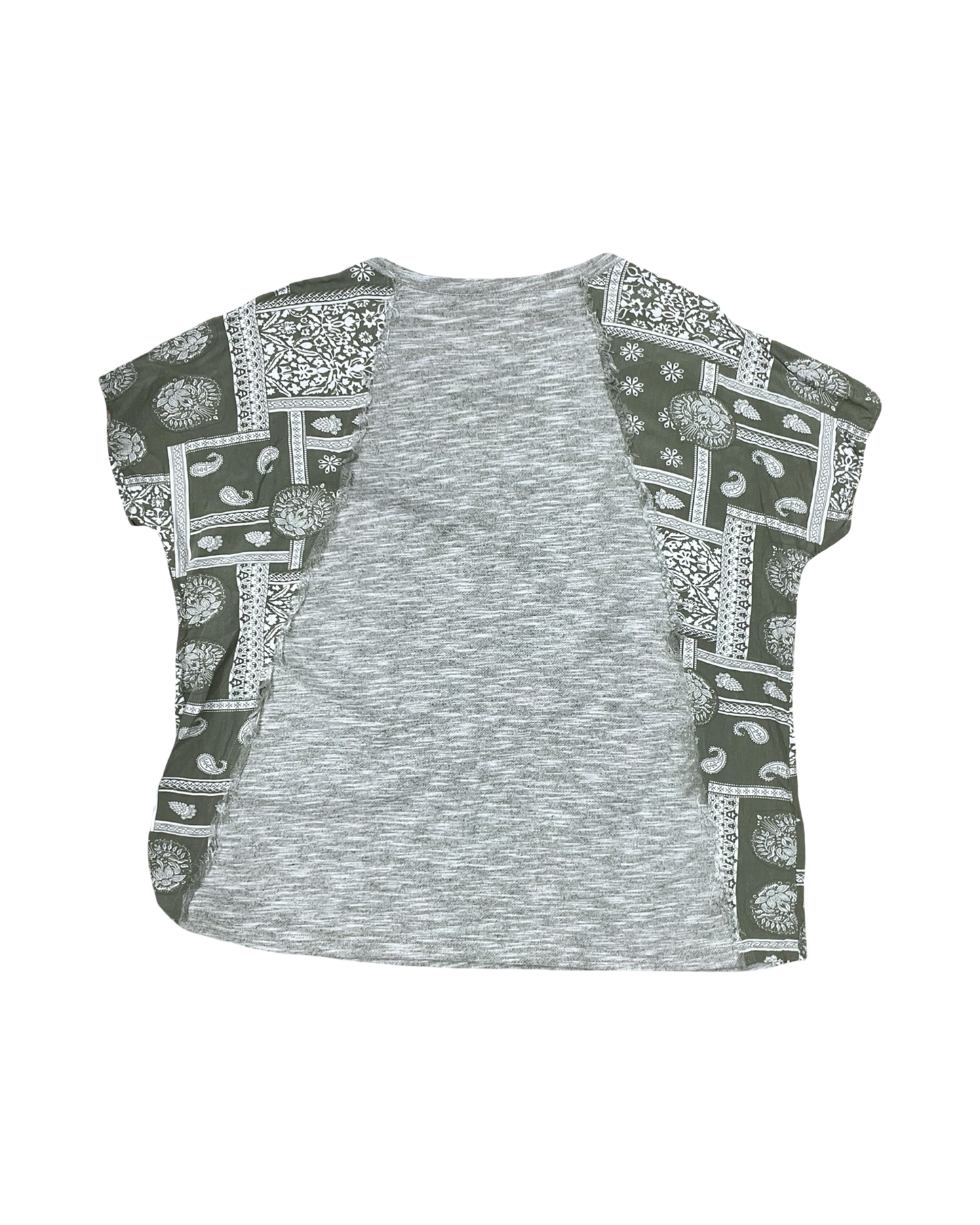Top Ss By Gigio In Green & Grey, Size:M