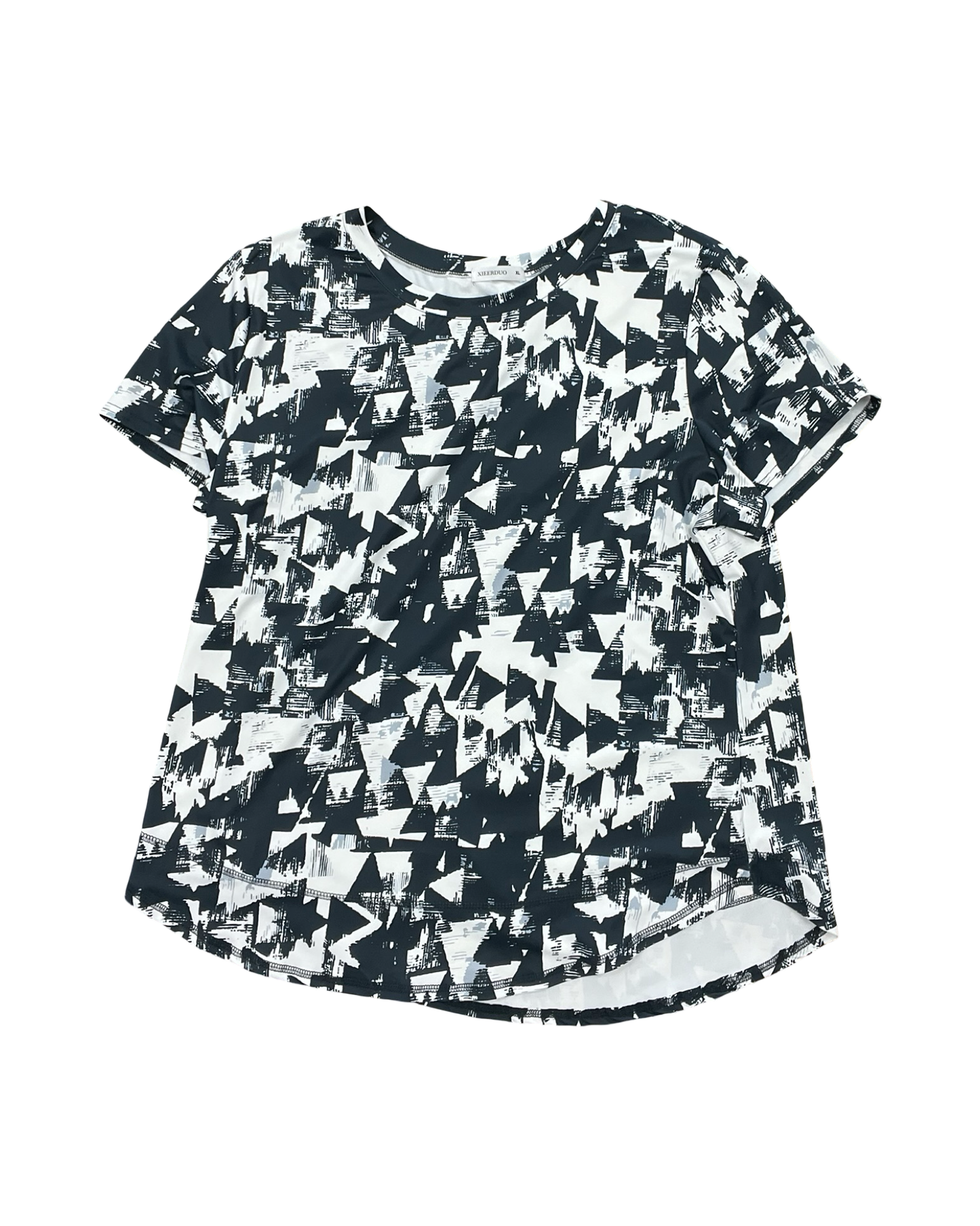 Top Ss By Clothes Mentor In Black & White, Size:Xl