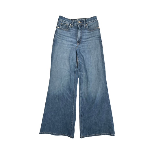 Jeans Wide Leg By Good American In Blue Denim, Size:4