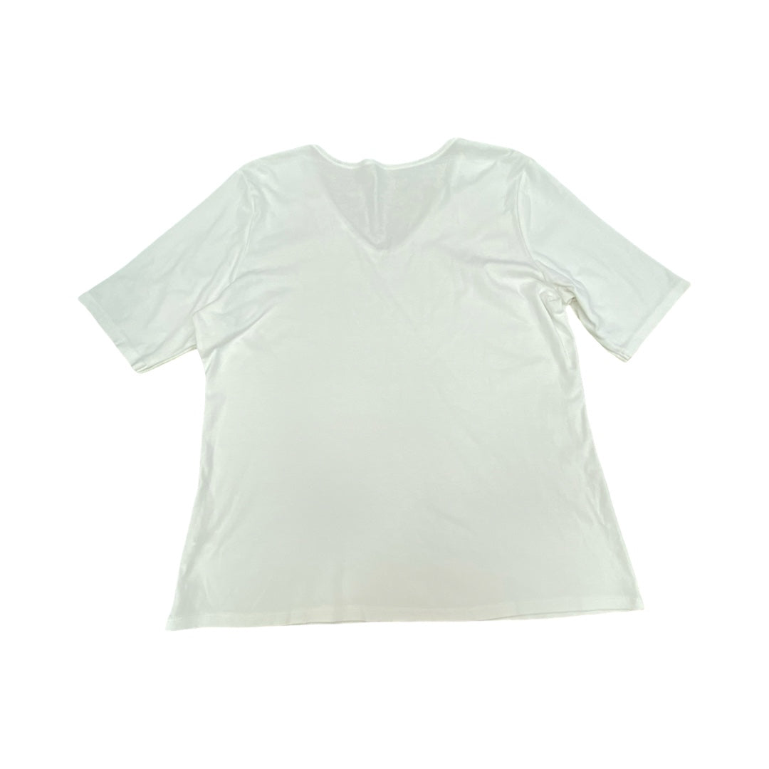 Top Ss By J. Jill In White, Size:Xl