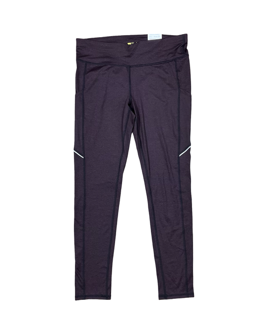Athletic Leggings By Xersion In Maroon, Size:L