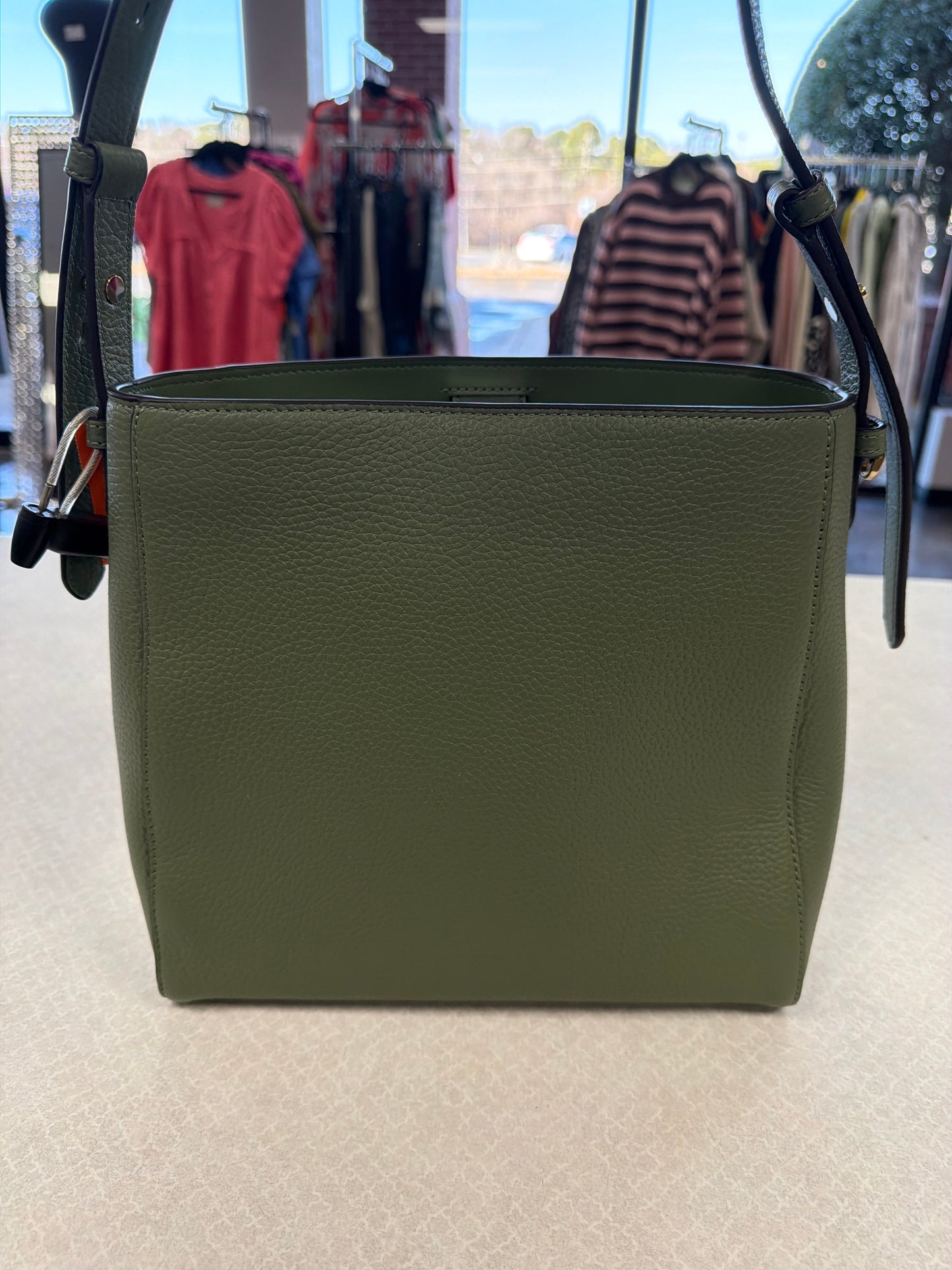 Handbag Designer By Kate Spade In Green, Size:Medium
