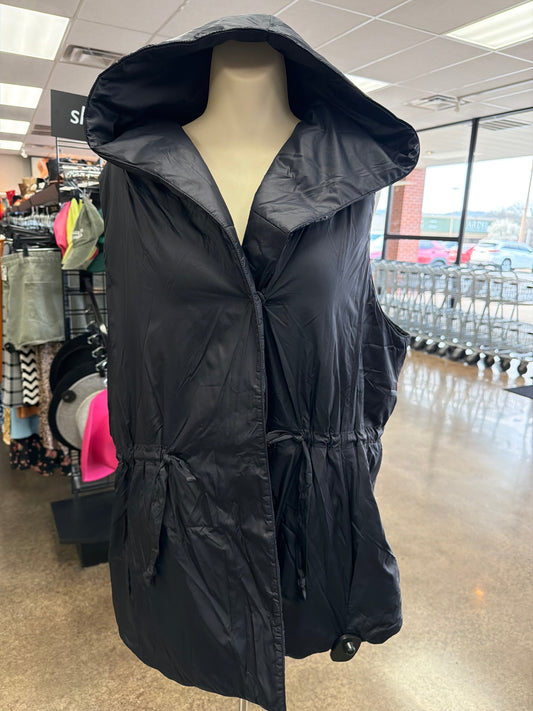 Vest Puffer & Quilted By Eileen Fisher In Black, Size:Xl