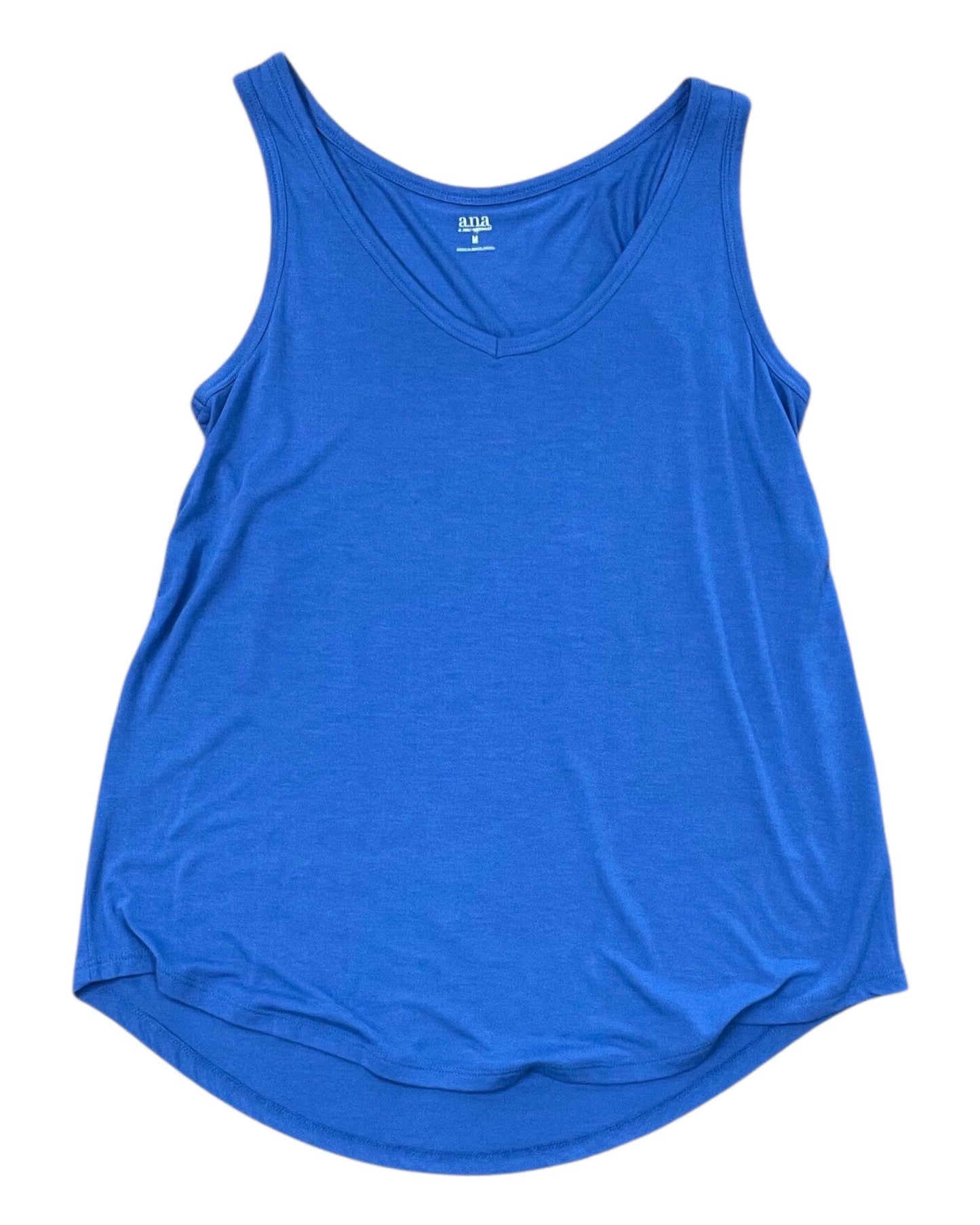 Top Sleeveless Basic By Ana In Blue, Size:M
