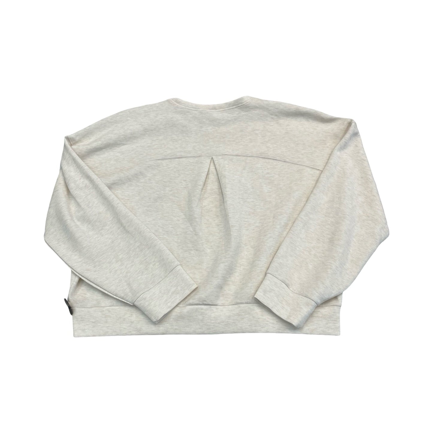 Sweatshirt Crewneck By Spanx In Cream, Size:2X