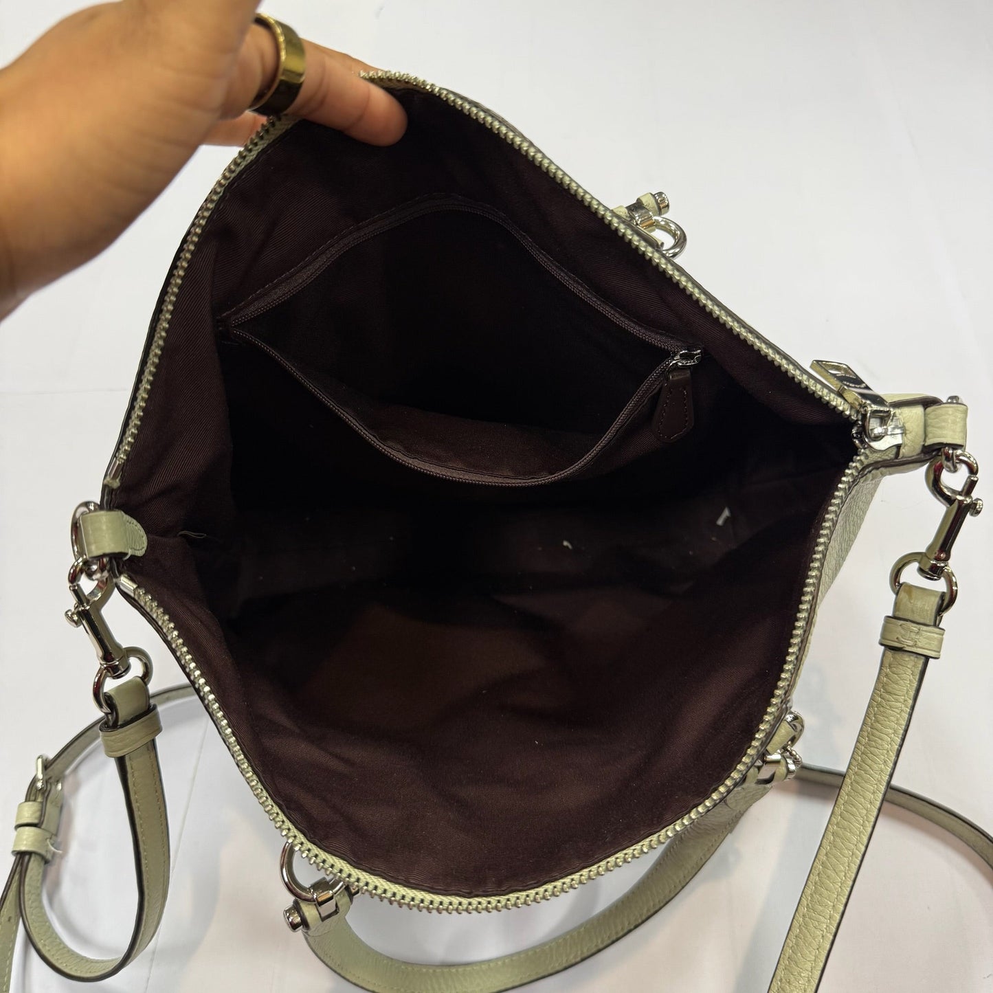 Handbag Designer By Coach, Size: Medium