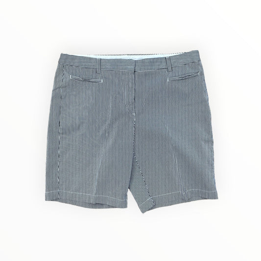 Shorts By Lands End In Striped Pattern, Size:16