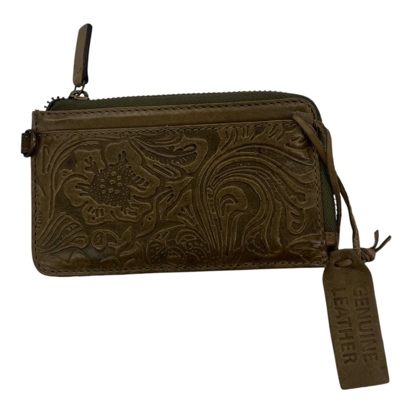 Wallet Leather By Clothes Mentor In Brown, Size:Small