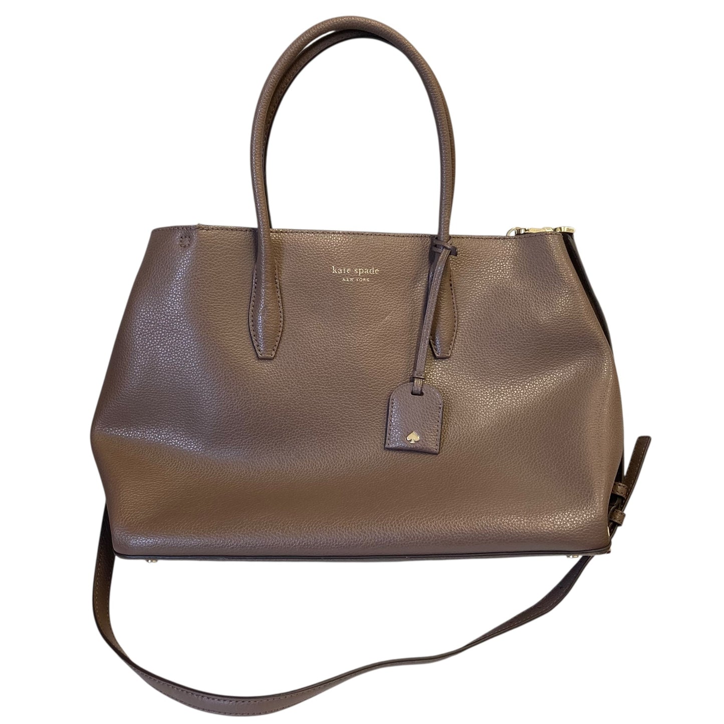 Handbag Designer By Kate Spade In Brown, Size:Large