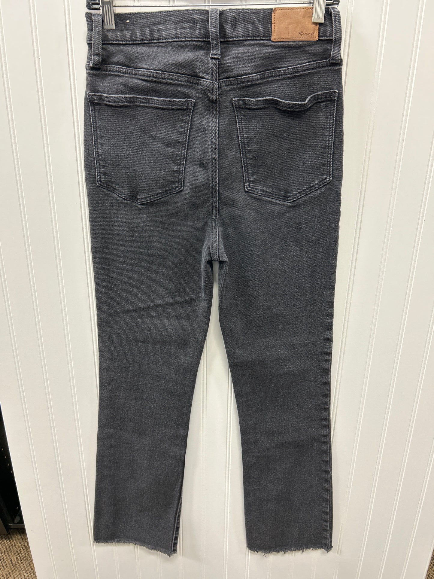 Jeans Boot Cut By Madewell In Black Denim, Size:6L