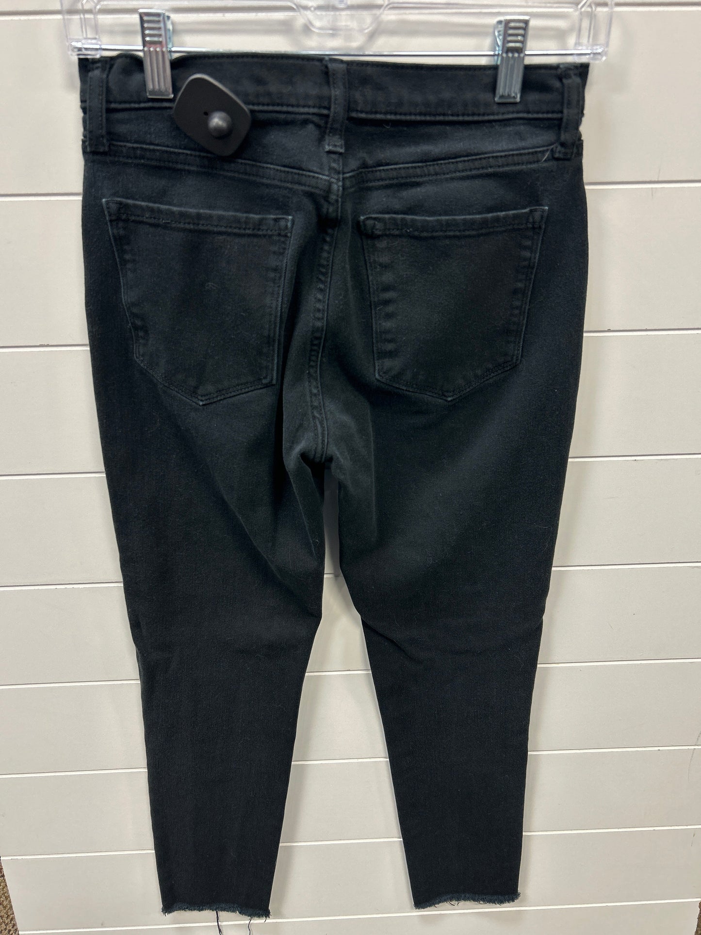 Jeans Skinny By Banana Republic In Black, Size:4