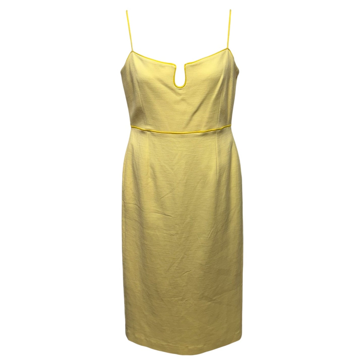 Kate Square Neckline Midi Dress By Mary Glenn For Antonio Melani In Butter, Size: 12