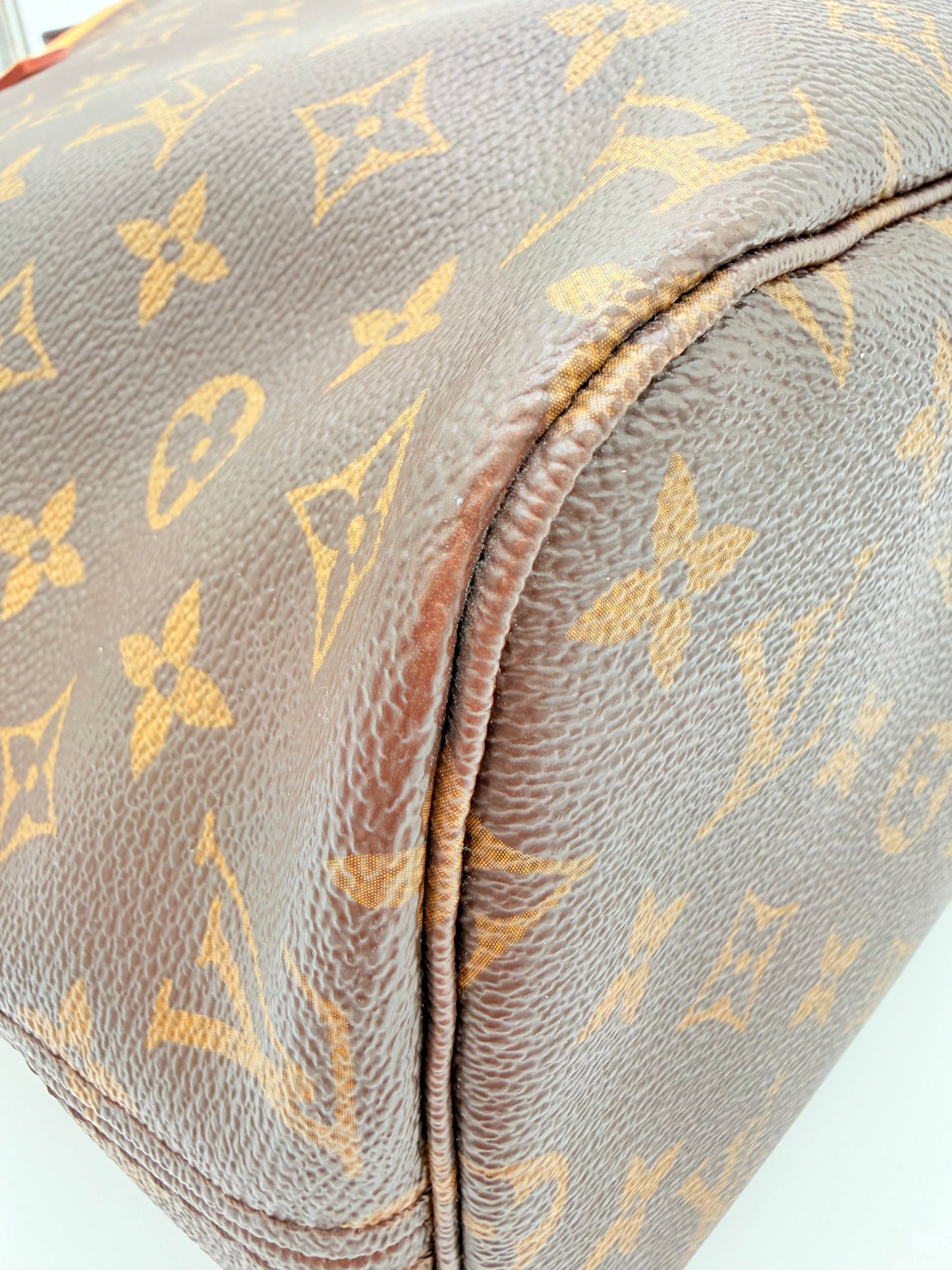 Handbag Luxury Designer By Louis Vuitton In Brown, Size:Medium
