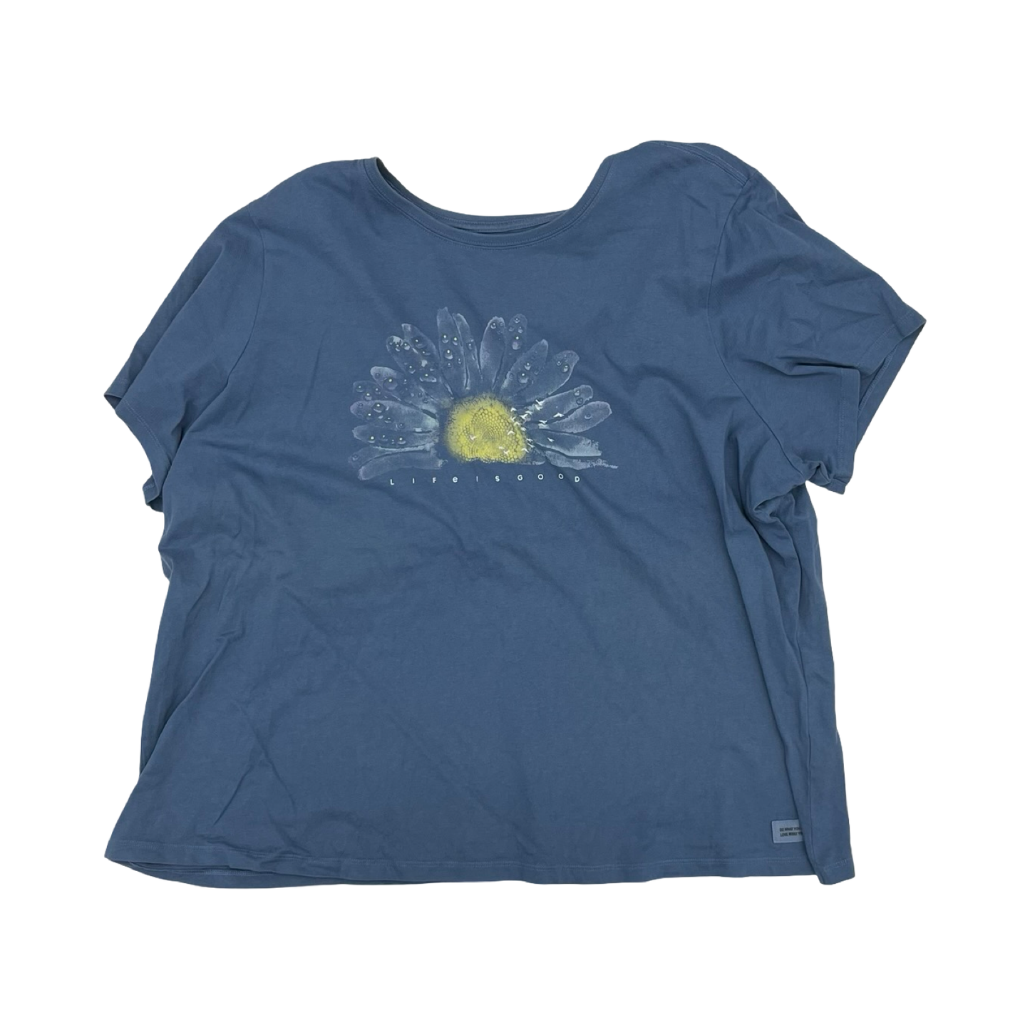 Top Ss By Life Is Good In Blue, Size:Xxxl