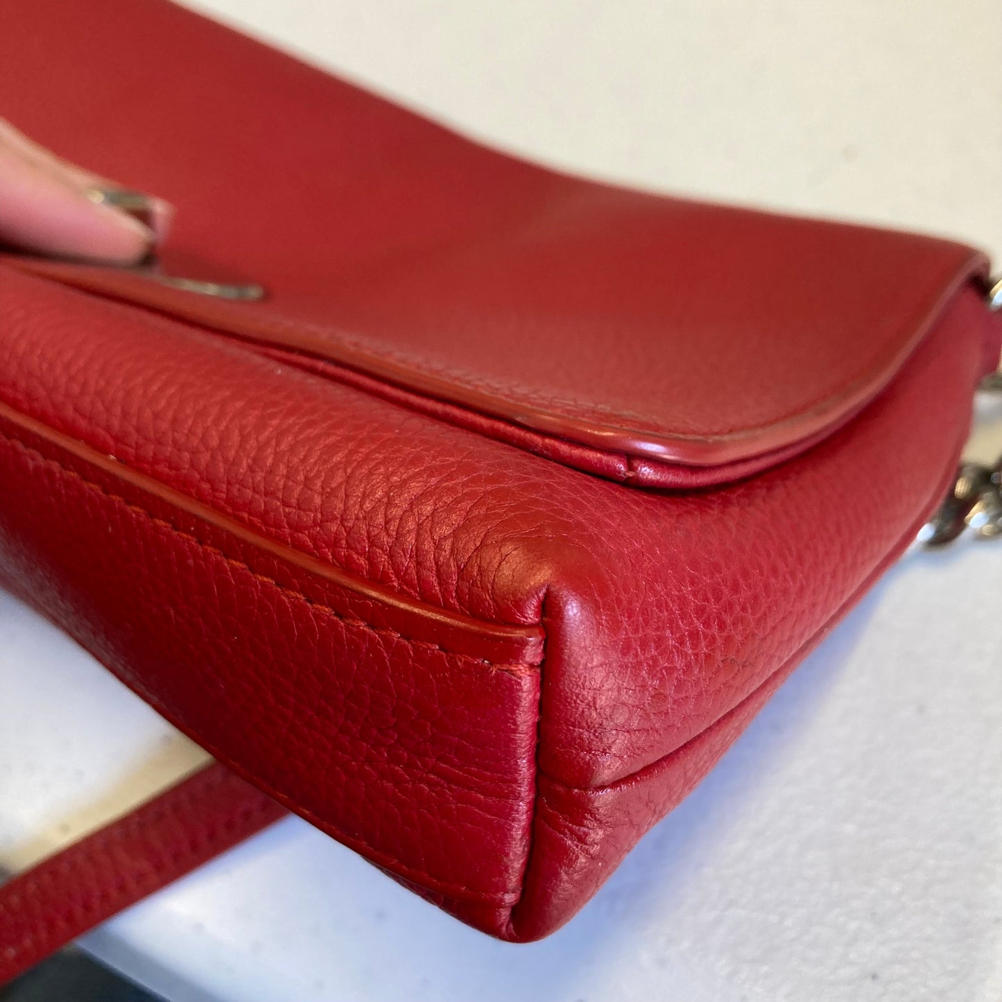 Crossbody Designer By Coach In Red, Size:Medium