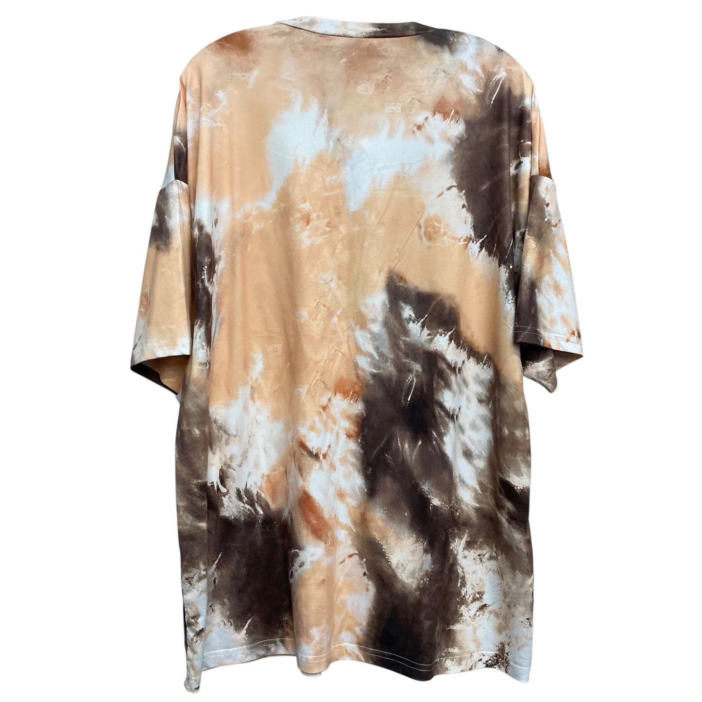 Top Ss By Shein In Brown & Tan, Size:L