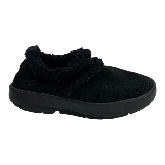 Shoes Flats By Oofos In Black, Size:6