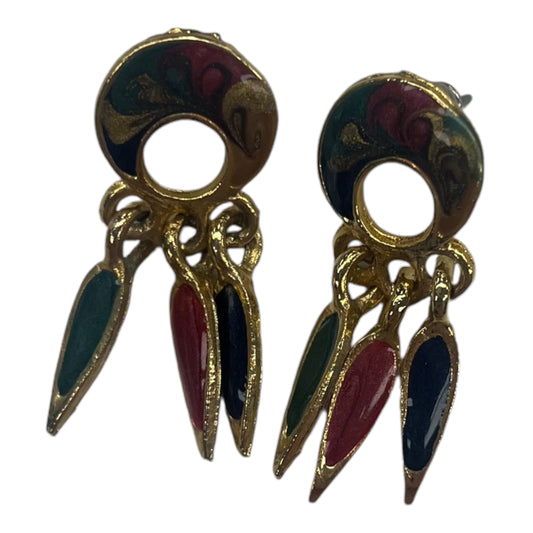 Earrings Dangle/Drop By Clothes Mentor In Gold