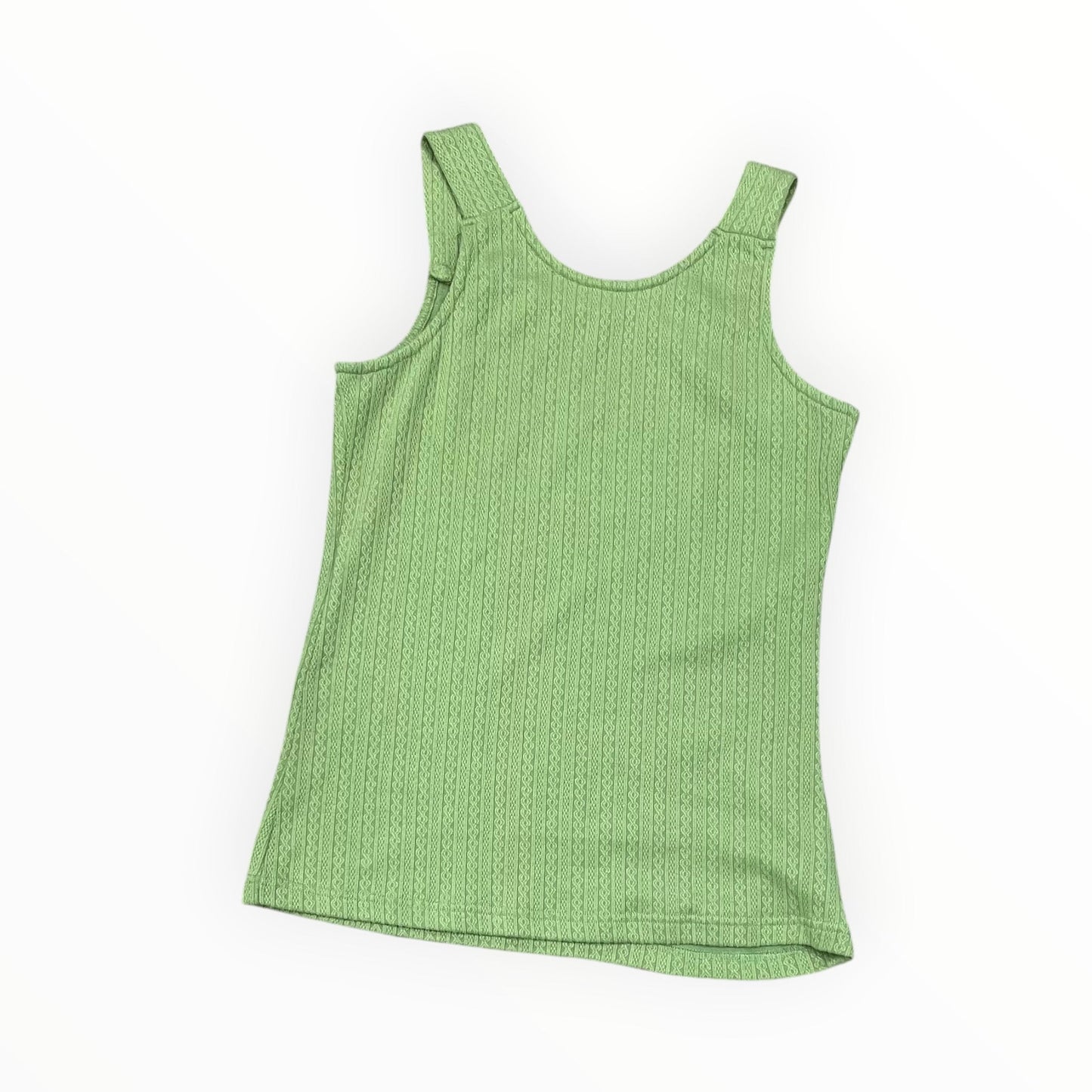 Top Sleeveless By Clothes Mentor In Green, Size:M