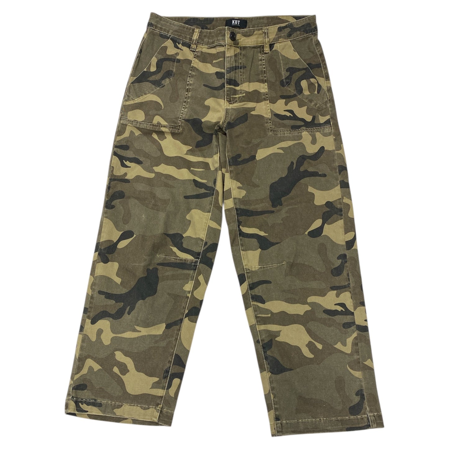 Pants Cropped By Kut In Camouflage Print, Size:6