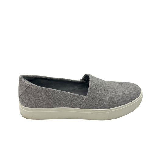 GREY SHOES FLATS by TOMS Size:9