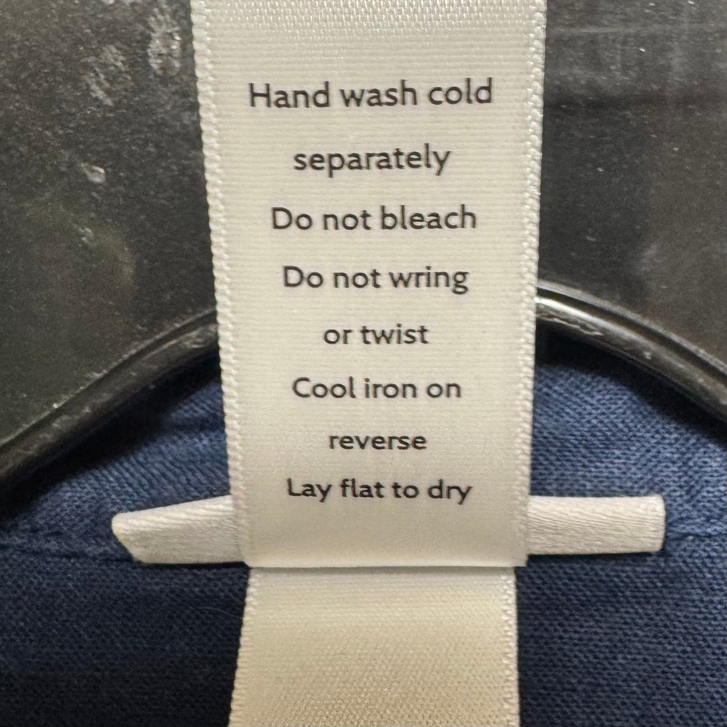 Linen Blend Tunic Long Sleeve By andie In Blue, Size: M