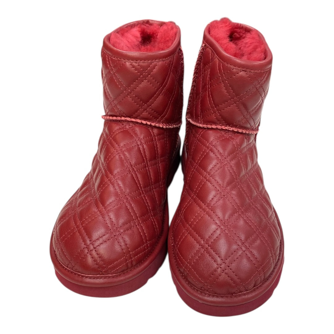 Boots Designer By Ugg In Red, Size:8