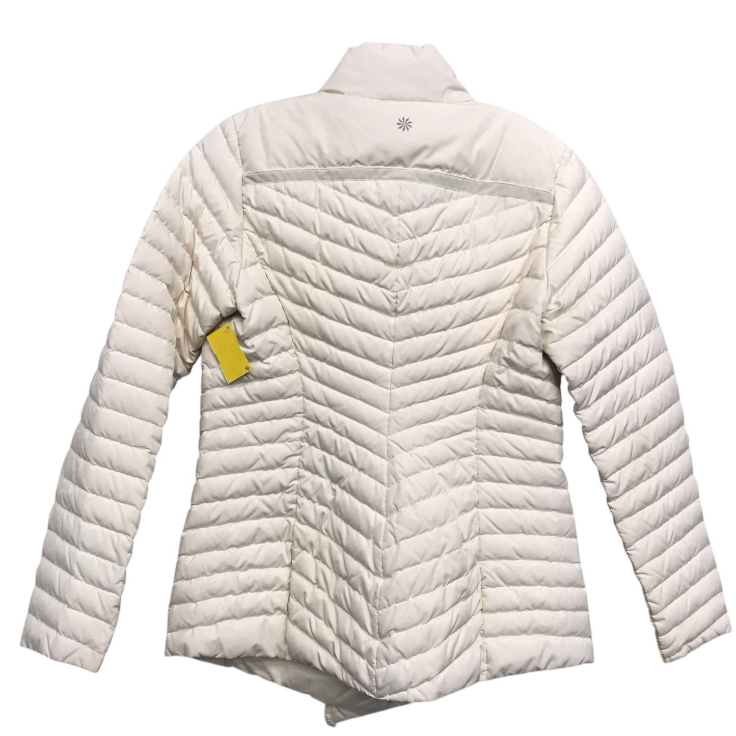 Jacket Puffer & Quilted By Athleta In Cream, Size:S