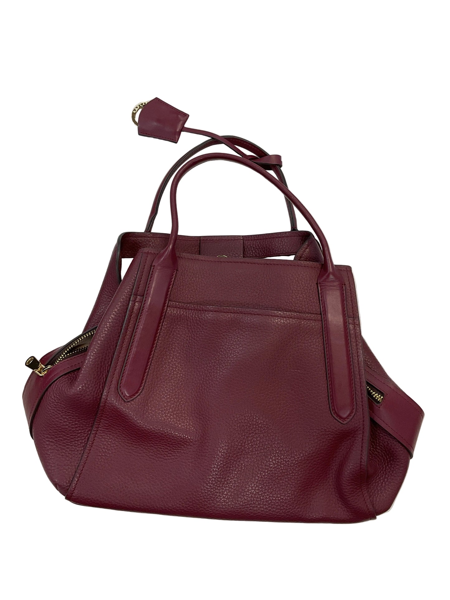 Handbag Leather By Radley London In Purple, Size:Medium