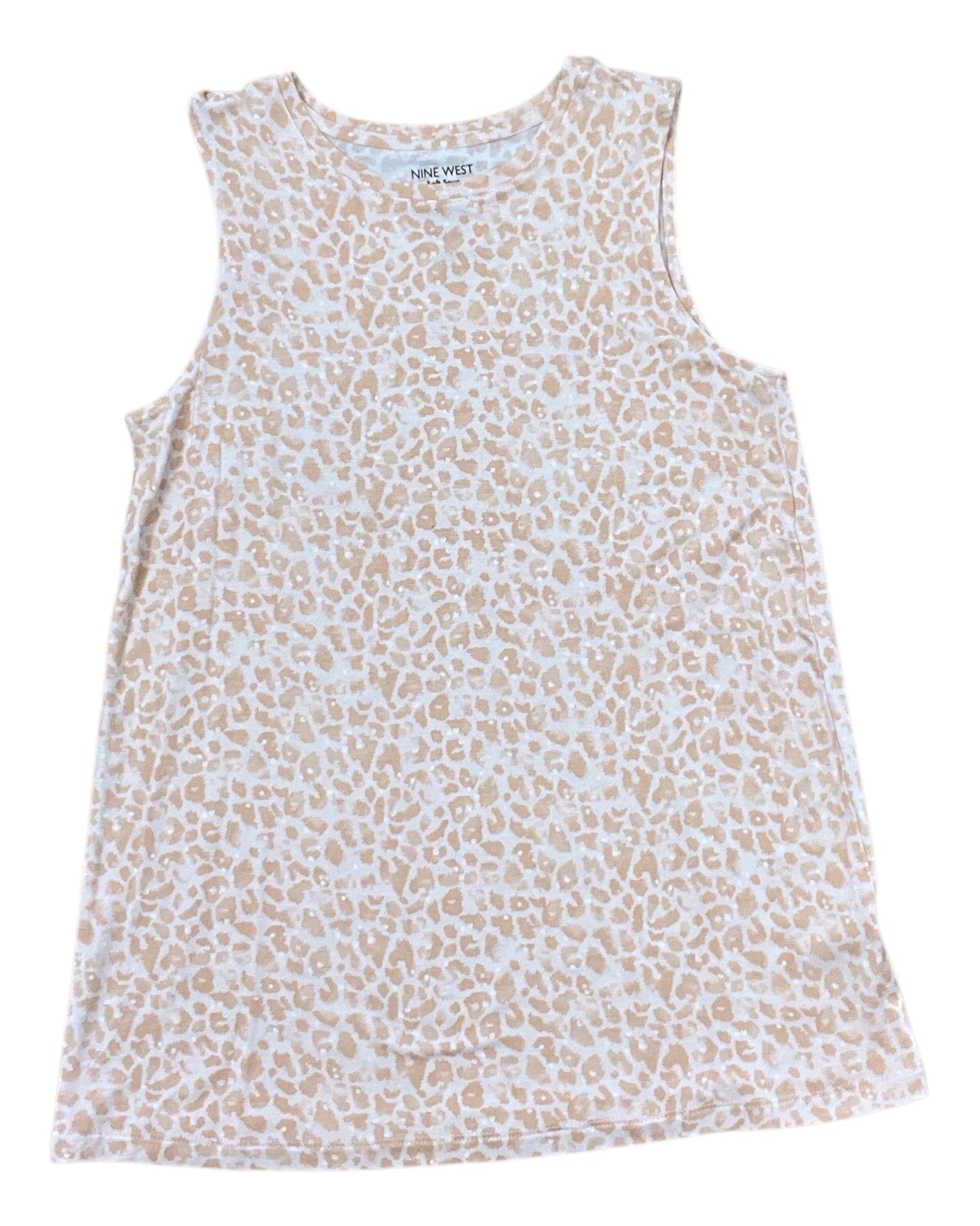 Top Sleeveless By Nine West In Peach, Size:Xs