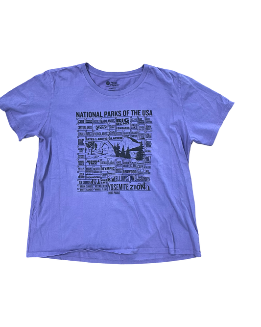 Top Ss By Clothes Mentor In Purple, Size:Xl