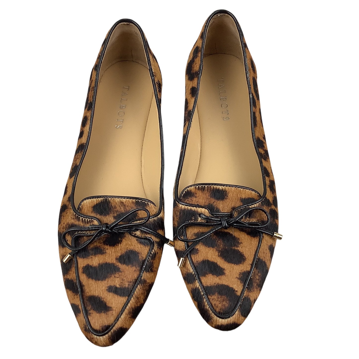 Shoes Flats By Talbots In Animal Print, Size: 8.5