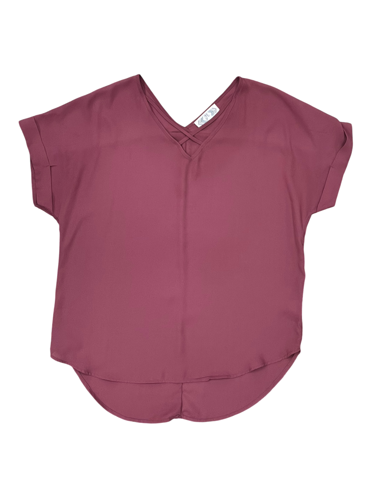 Top Ss By Pink Rose In Red, Size:L