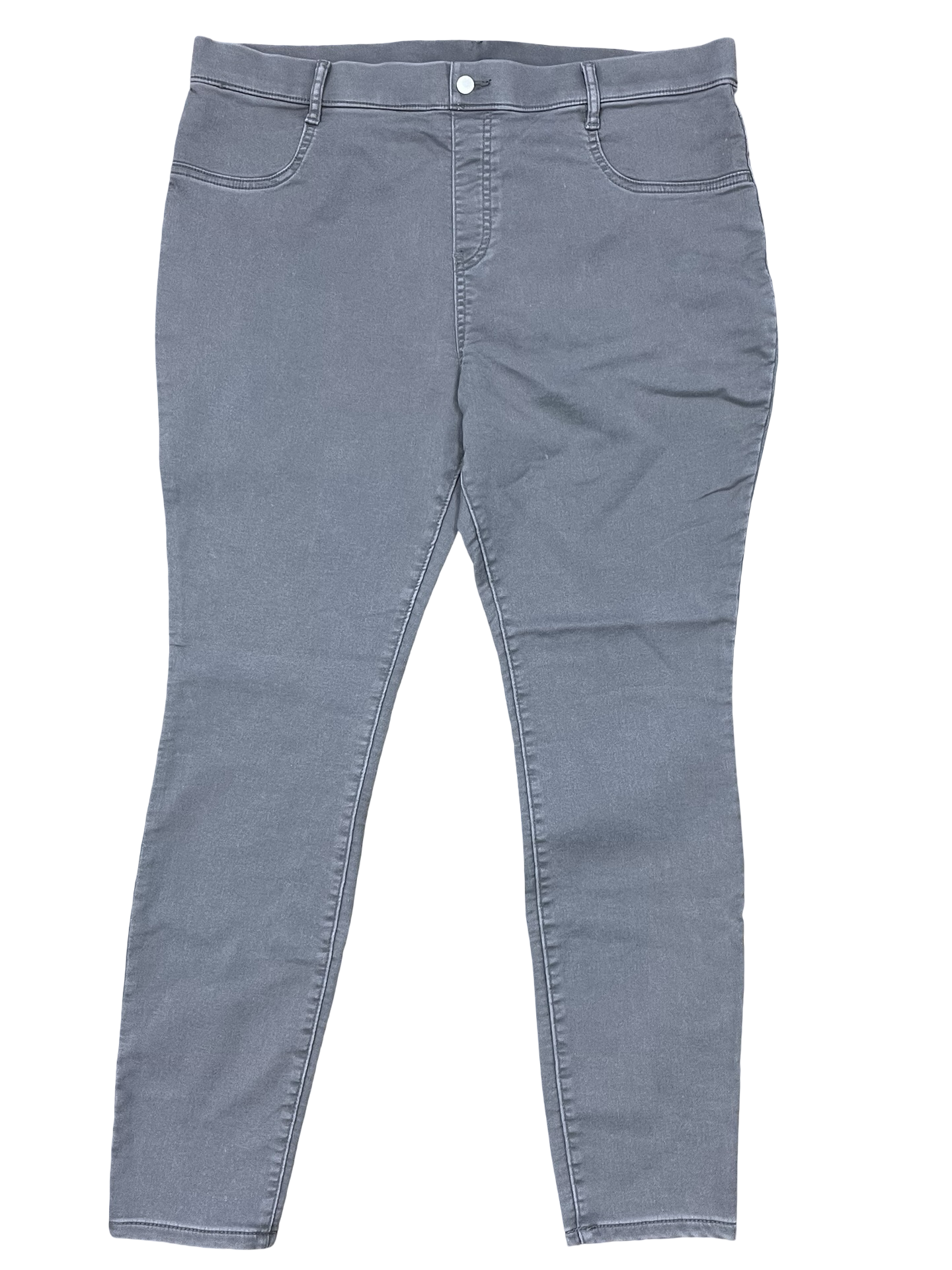 Jeans Skinny By Time And Tru In Grey, Size:20