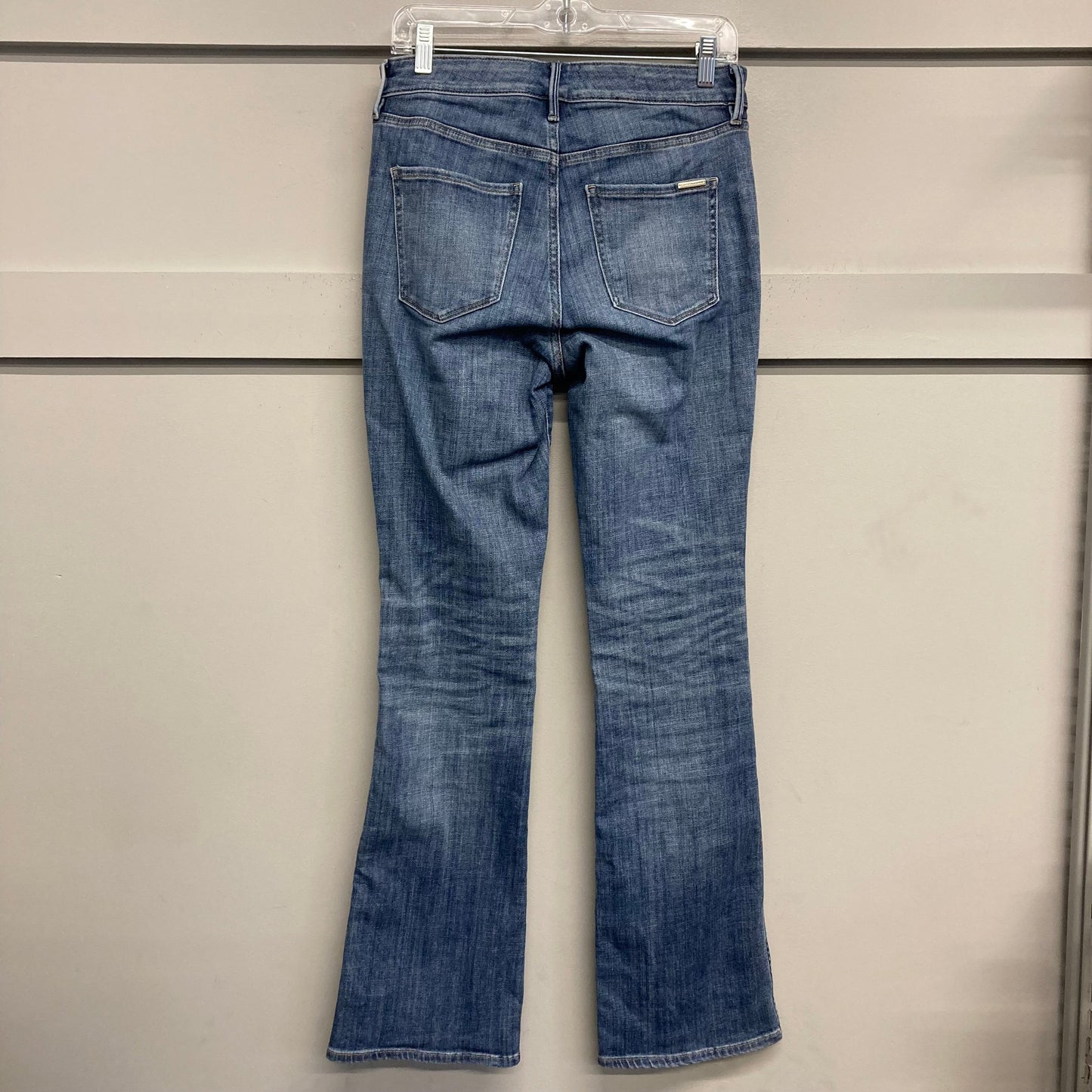 Jeans Flared By White House Black Market In Blue Denim, Size:4