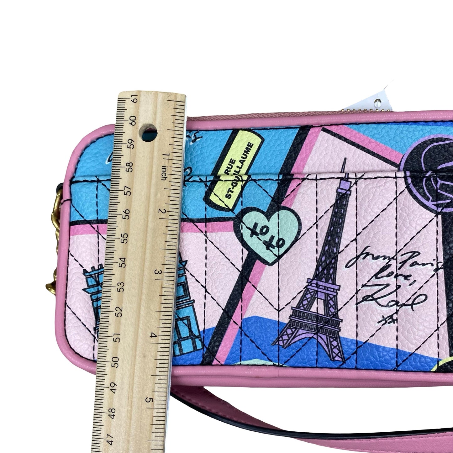 Handbag Designer By Karl Lagerfeld In Multi, Size:Small