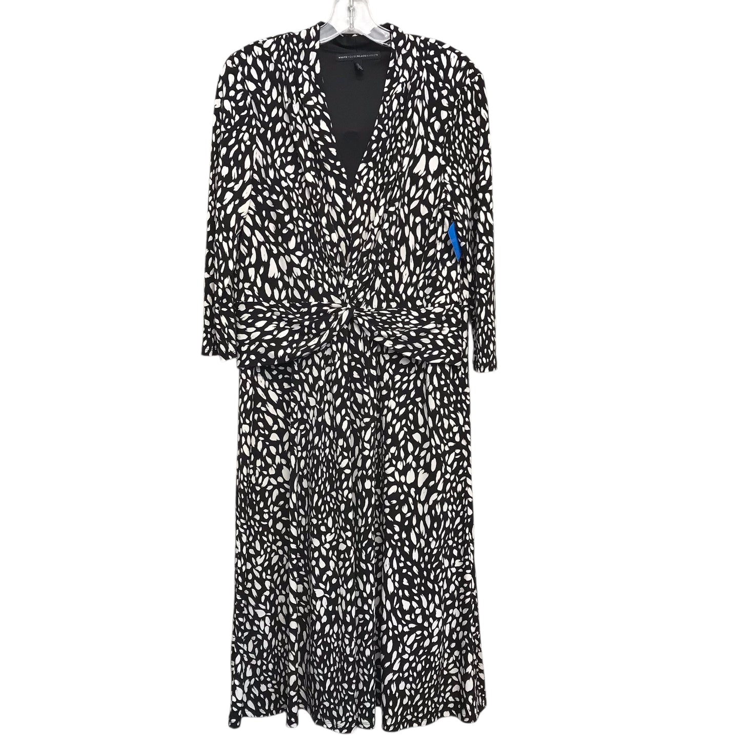 Dress Work By White House Black Market In Black & White, Size:L