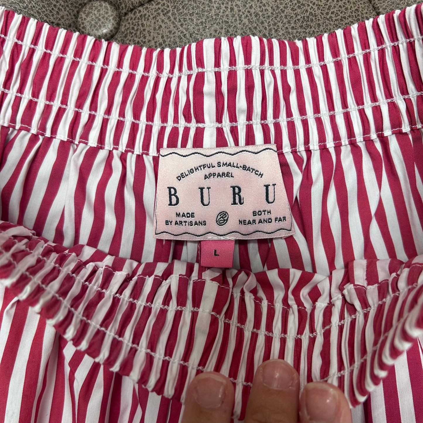 Shorts By Clothes Mentor In Red & White, Size:L