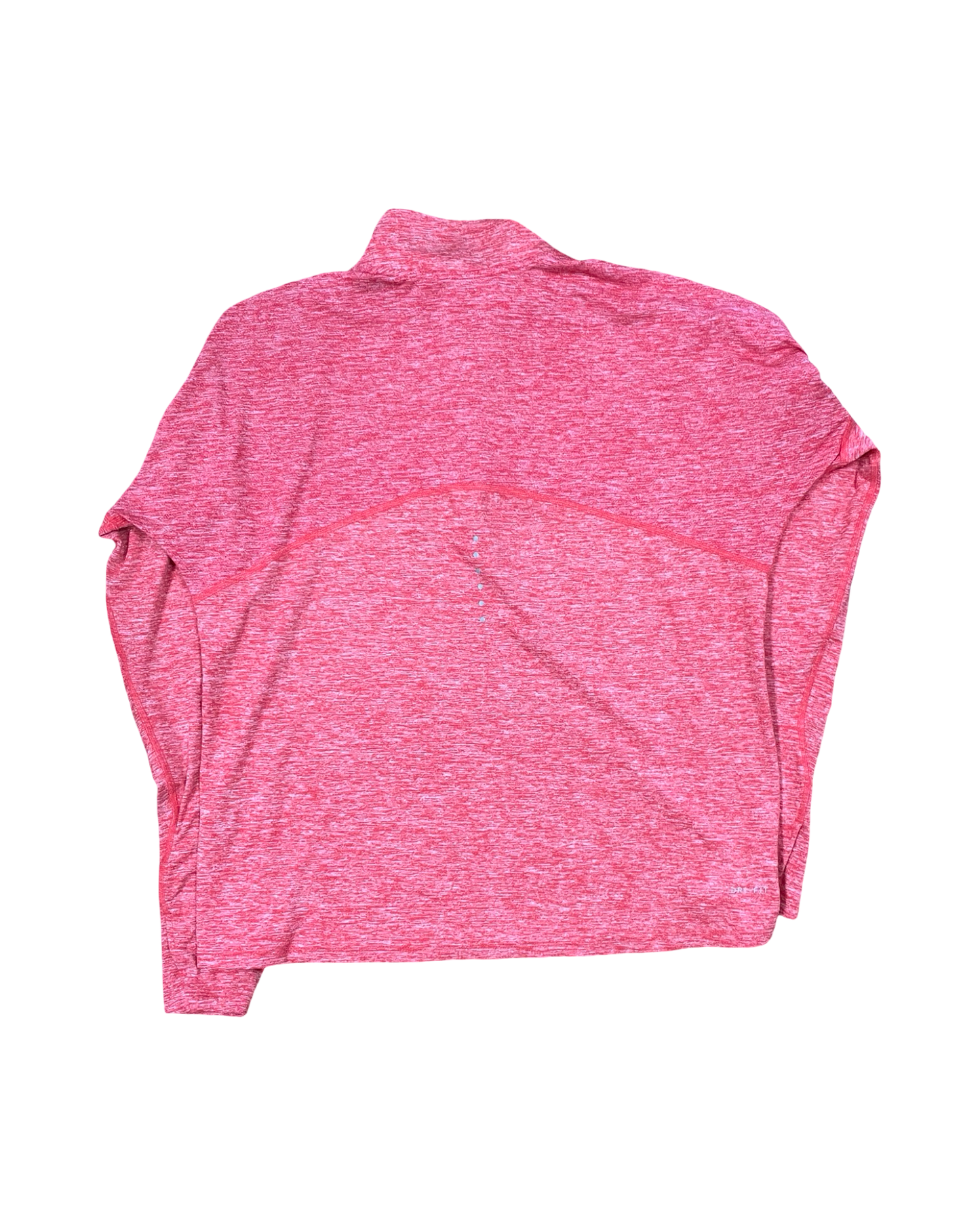Athletic Top Ls Collar By Nike In Pink, Size:L