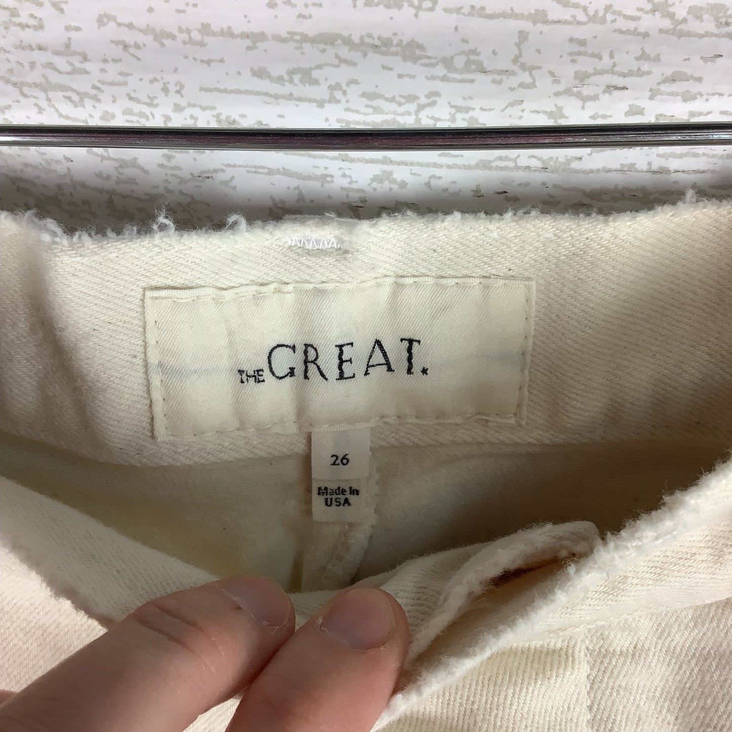 Pants Wide Leg By The Great. In Cream, Size: 4 (26)