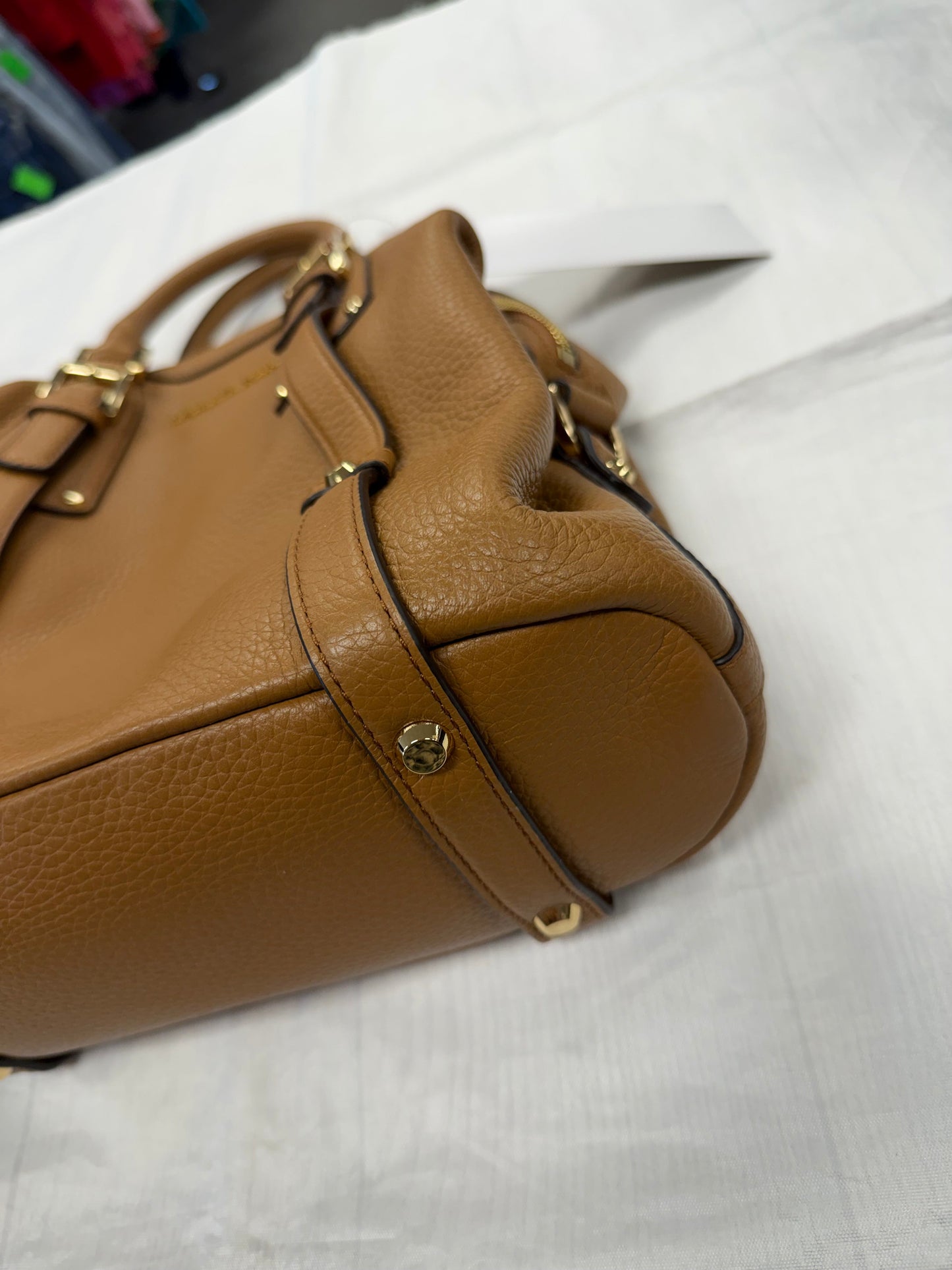 Handbag Designer By Michael Kors In Brown, Size:Medium
