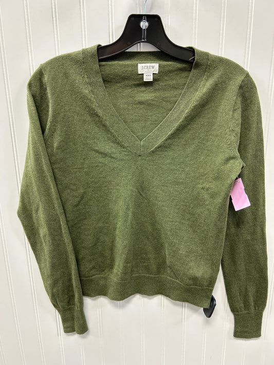 Top Ls By J. Crew In Green, Size:Xxs