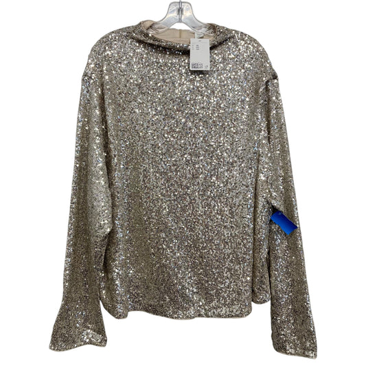 Top Ls By H&M In Gold, Size:4X