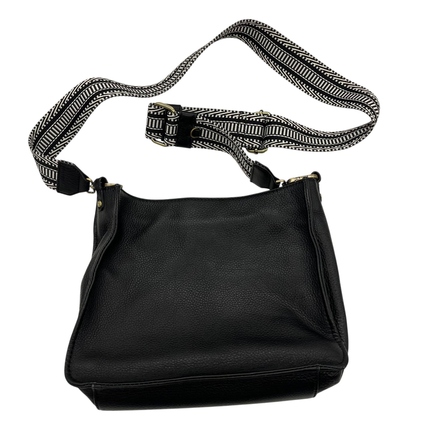 Crossbody Leather By Hobo Intl In Black, Size:Medium