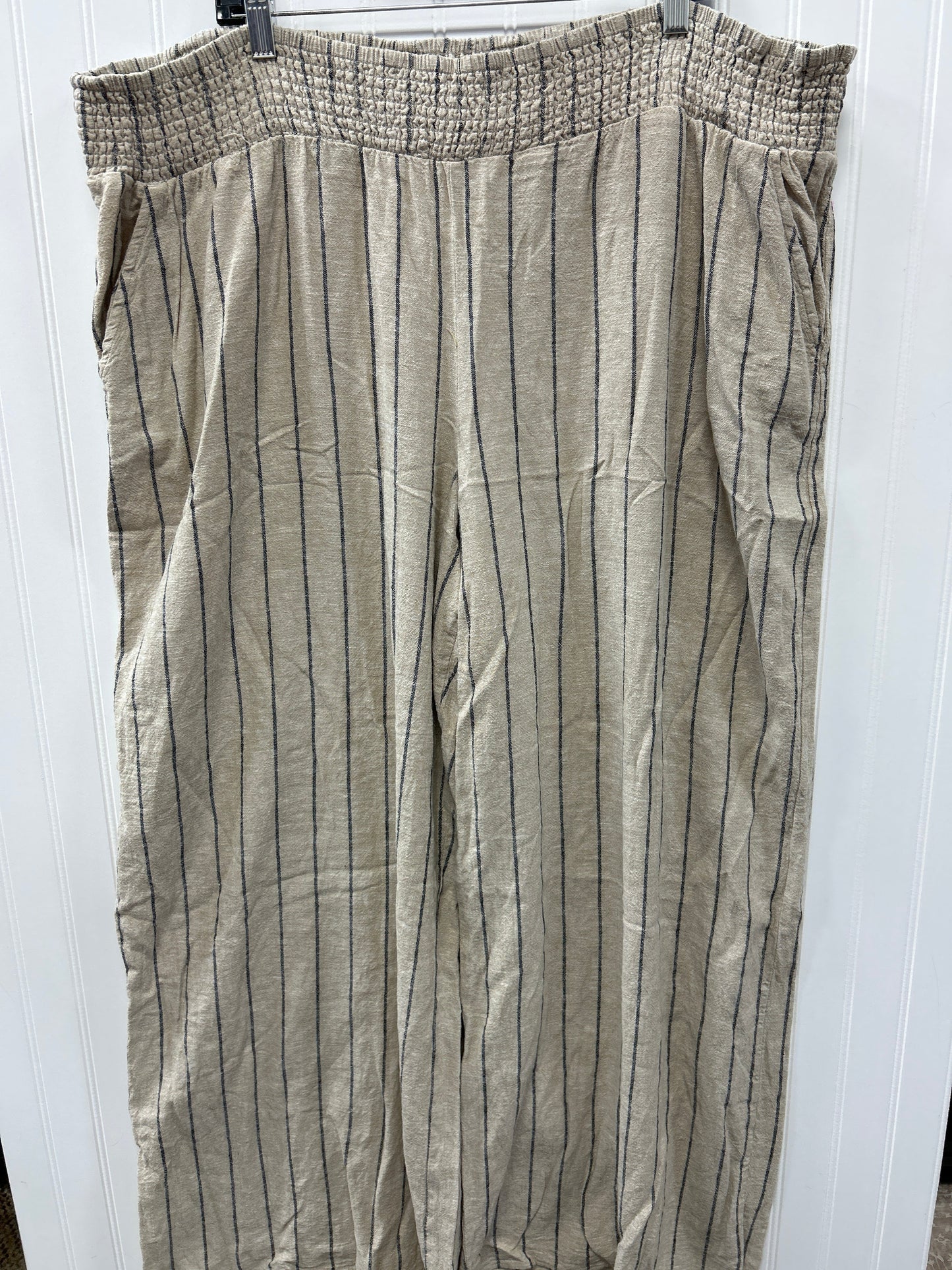 Pants Linen By Maurices In Tan, Size:Xxl
