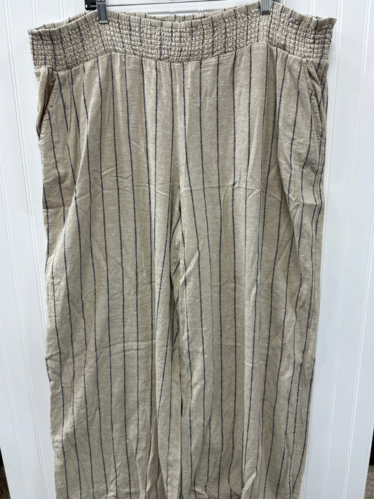 Pants Linen By Maurices In Tan, Size:Xxl