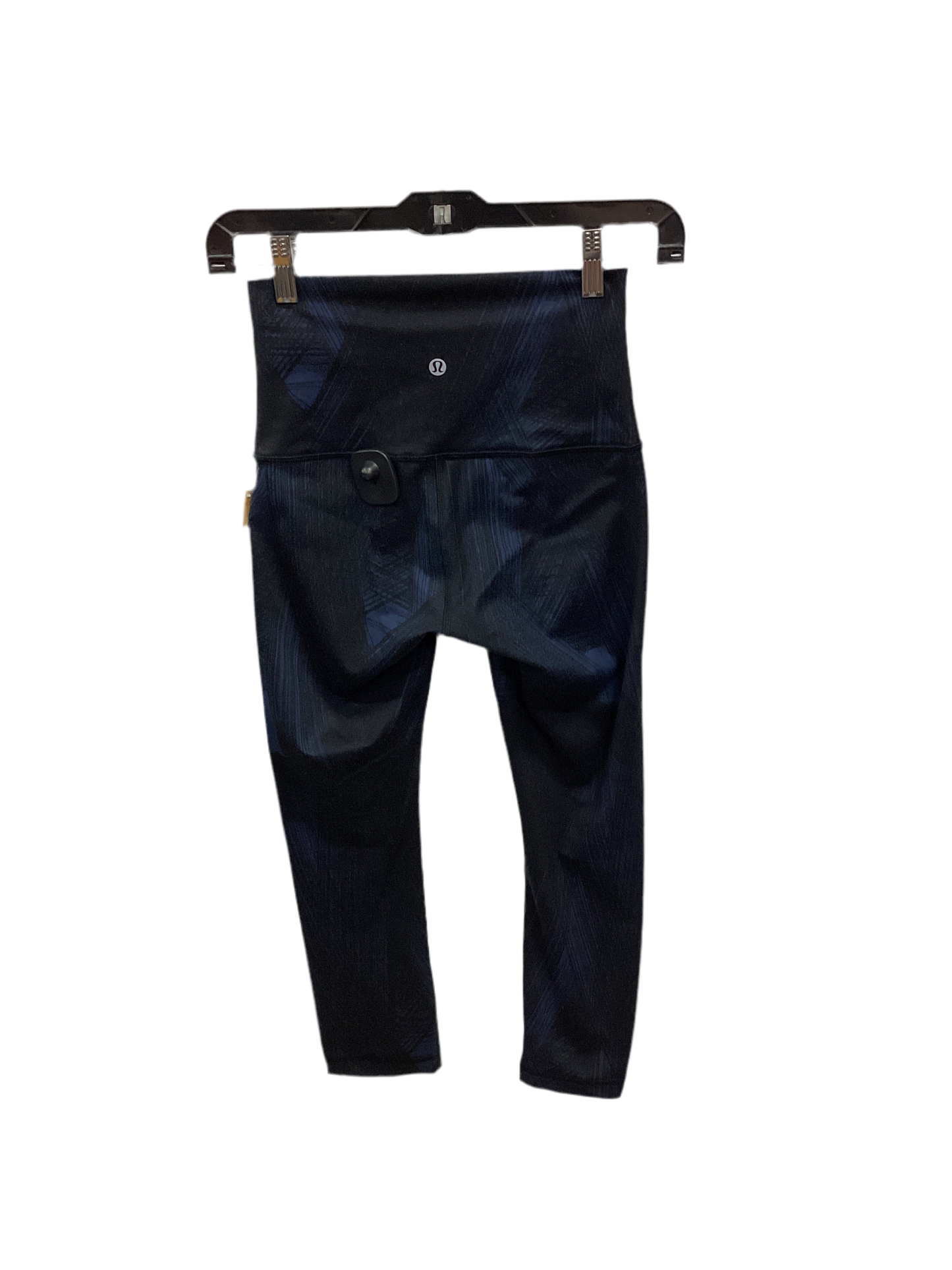 Athletic Leggings By Lululemon In Navy, Size:4